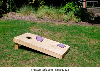 Cornhole Yard Games At Wedding