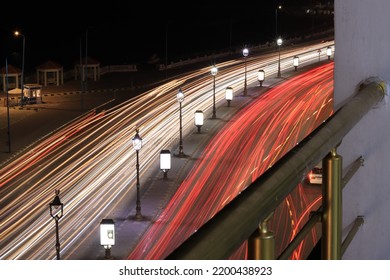 Corniche Of Alexandria At Night