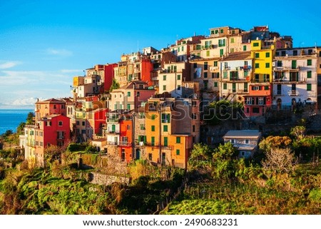 Similar – Image, Stock Photo Cinque Terre Village Coast