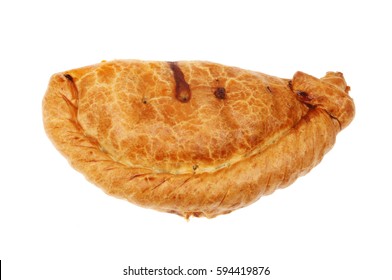 Cornish Pasty Isolated Against White