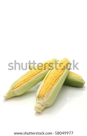 Similar – fresh ripe corn cobs Food