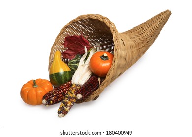 Cornucopia On White 