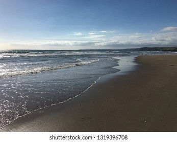 Cornwall Beach Scene 