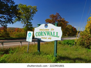 Cornwall, New York in the fall