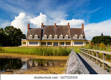 COROLLA, NORTH CAROLINA, USA - September 9, 2018: The Historic Whalehead Club, A Popular Outer Banks Attraction.