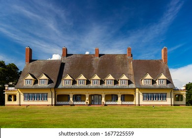 COROLLA, NORTH CAROLINA, USA - September 9, 2018: The Historic Whalehead Club, A Popular Outer Banks Attraction.