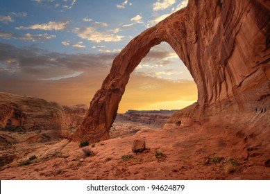 Corona Arch (Sunset) Moab, Utah.