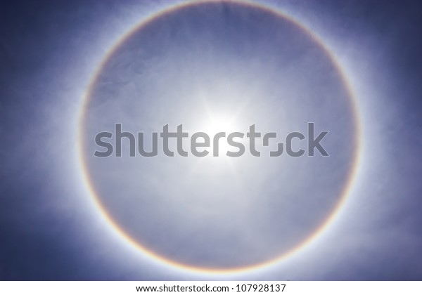 Corona, ring around the
sun