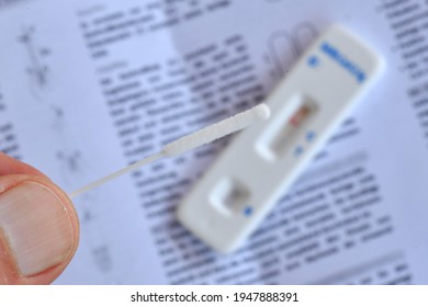 Corona test kit for antigen testing in Austria, Europe