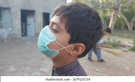 Corona Virus Covid -19 Preventive Face Mask Pahar Pur Punjab Pakistan 22-03-2020