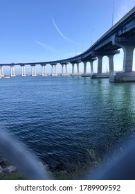 Coronado Bay Bridge Through Fence