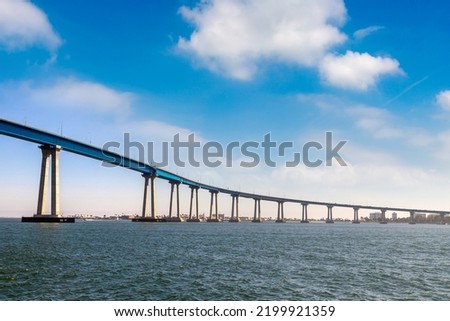 Coronado Bridge in San Diego, California, USA
