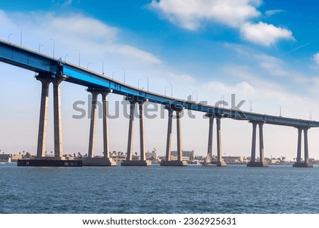 Coronado Bridge in San Diego, California, USA
