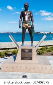 CORONADO, CALIFORNIA - FEBRUARY 23, 2017:  Statue By John Seward Johnson II, Depicting The 