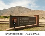 Coronado National Memorial sign