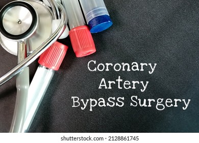 Coronary Artery Bypass Surgery Term With Medical Equipment's.