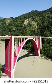 Coronation Bridge In Spans Across The Teesta River In Sevok Road At Siliguri On  Darjeeling District Connecting Jalpaiguri District Of West Bengal State Near The  Border With Sikkim State