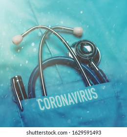 Coronavirus Control Concept 2019-nCoV Outbreak Of Infection, Epidemic, Pandemic, Infection. Global Threat, Medicine And Healthcare