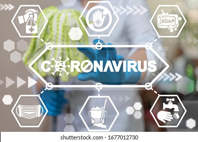 Konzept für die Reinigung von Coronavirus Desinfektion Sanitisierende Dekontamination Sterilisation SARS-CoV-2 Infektion. Virus-Killing-häufiger Vorgang. Desinfizieren Sie die Influenza.