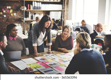 Corporate Achievement Teamwork Office Concept