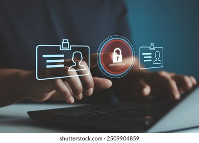 Corporate data management system and document management system with employee privacy. Employee confidentiality. Software for security, search and managing corporate files and employee information.