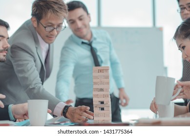 Corporate Management. Group Business People Meeting in Office Organization, Recruitment Concept, Corporate Meeting, Conferences, Event Training . Business Team work.