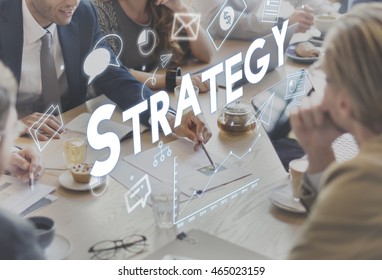 Corporate Management Strategy Solution Branding Concept Stock Photo ...