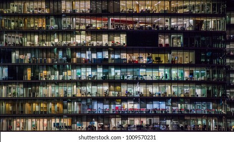 Corporate Office In London - Night View