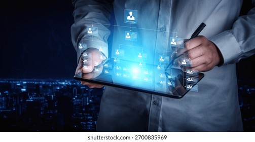 Corporate org chart and team structure show hierarchy, team, and structure for clear organization, management, and operational planning Vouch