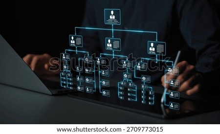 Corporate org chart and team structure show hierarchy, team, and structure for clear organization, management, and operational planning Marrow