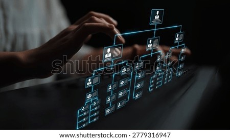 Corporate org chart and team structure show hierarchy, team, and structure for clear organization, management, and operational planning Marrow