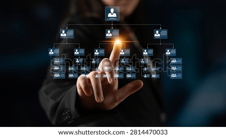 Corporate org chart and team structure show hierarchy, team, and structure for clear organization, management, and operational planning Latch