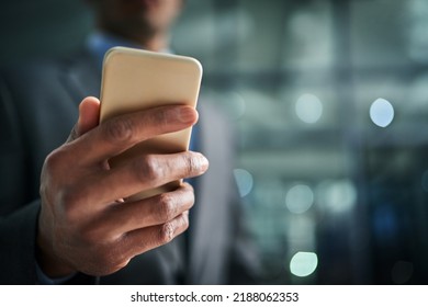 Corporate professional using mobile app on phone for online marketing, trading investment and smart banking. Hands of a business man using mobile device for communication, networking and calling - Powered by Shutterstock