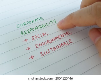 Corporate Responsibility Encourages Companies To Make A Positive Impact On The Environment And Society 