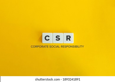 Corporate Social Responsibility (CSR) banner. - Shutterstock ID 1893241891