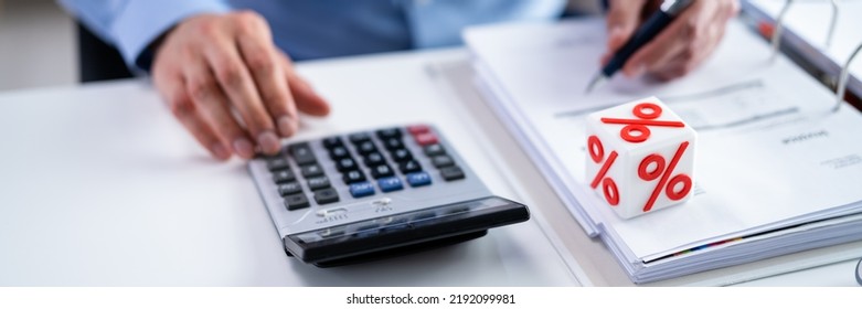 Corporate Tax And Interest Rate Percent. Calculating Percent