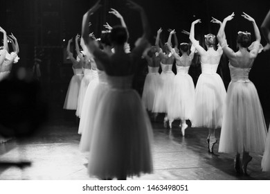 Corps De Ballet Rehearsal Stage Ballet Stock Photo 1463498051 ...