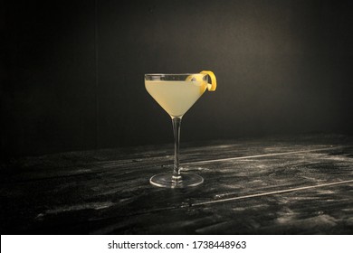 Corpse Reviver No. 2 served on a black backdrop - Shutterstock ID 1738448963
