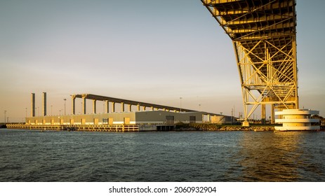 Corpus Christi, Texas, USA, 10-10-21 The Harbor Bridge