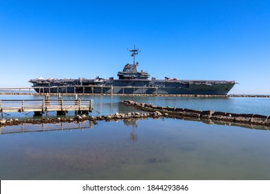 Corpus Christi, Texas / USA - Dec 19 2019: USS Lexington