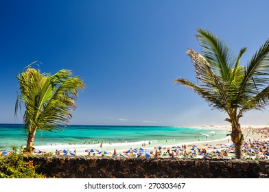 Corralejo Beach On Fuerteventura, Canary Islands