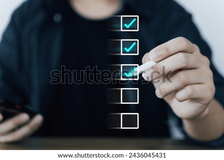 Correct mark for Quality Guarantee, Checkmark, quality assurance