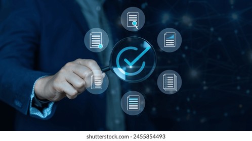 Correct sign mark, correct data select and data inspection online, certificate and approve data.