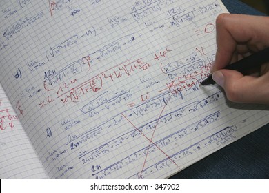 correcting maths