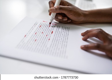 Correcting Spelling Mistake In Script And Sentence Error Proofread - Shutterstock ID 1787773730