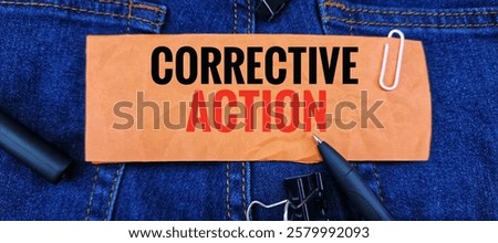 Corrective Action for Problem Solving and Improvement. 