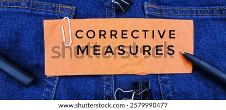 Corrective Measures for Problem Solving and Improvement. 