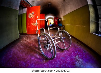 Corridor Of An Abandoned Asylum