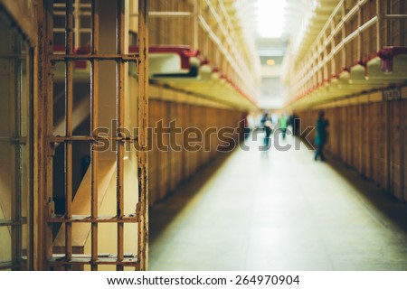 Corridor in an abandoned Penitentiary