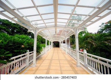 Corridor With Glass Roof 